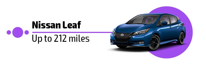 Nissan Leaf - Range up to 212 miles